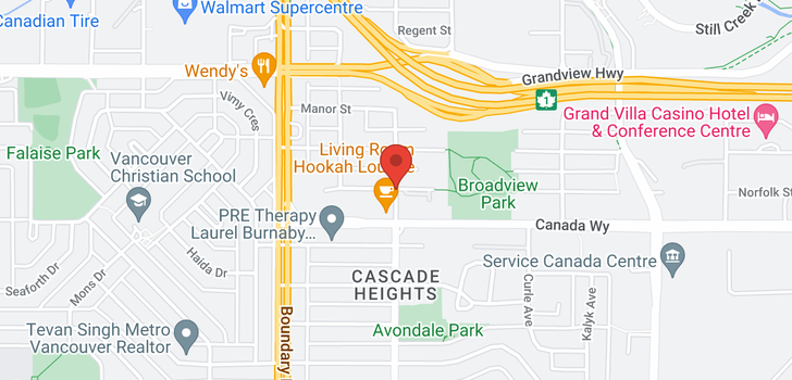 map of 109 3225 SMITH AVENUE
